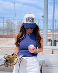 Dingers - Stripe Vintage Trucker Hat - My Pampered Life Seattle