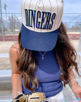 Dingers - Stripe Vintage Trucker Hat - My Pampered Life Seattle