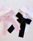 Lovely Edges Bow Hair Clip Set Of 2