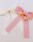Lovely Edges Bow Hair Clip Set Of 2