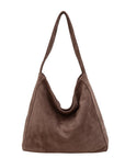 Miranda Oversized Suede Hobo Bag
