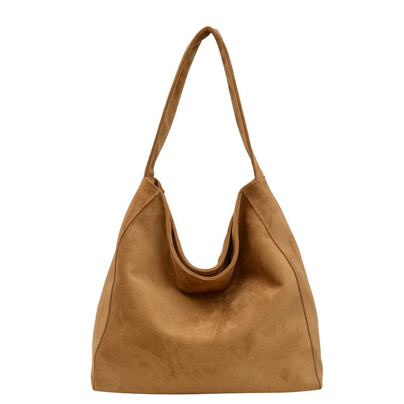 Miranda Oversized Suede Hobo Bag