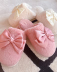 Satin Shine Fur Cozy Lounge Slippers