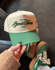 Let the Good Times Roll - Green Vintage Trucker Hat - My Pampered Life Seattle