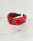 Star Spangled Red Studded Headband