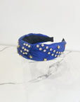 Star Spangled Blue Studded Headband