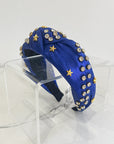 Star Spangled Blue Studded Headband