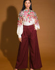 Flying Tomato Sweet Reminiscence Woven Wide Leg Pants