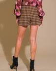 Flying Tomato Hello Gorgeous Tweed Skort