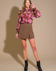 Flying Tomato Hello Gorgeous Tweed Skort