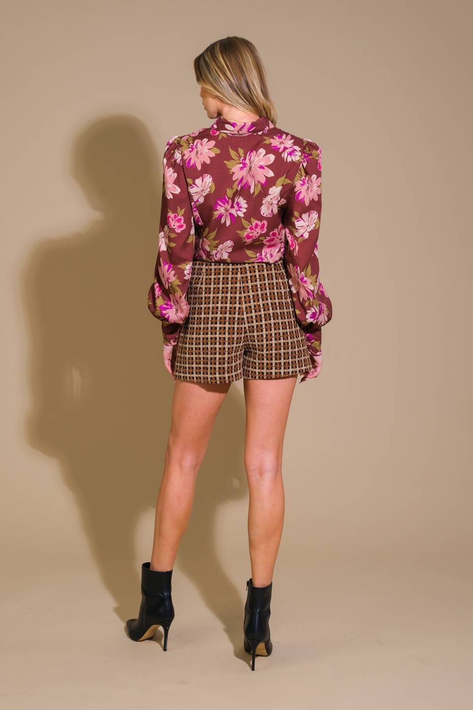 Flying Tomato Hello Gorgeous Tweed Skort