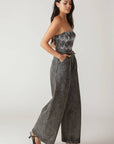 Flying Tomato Delicate Touch Denim Jumpsuit