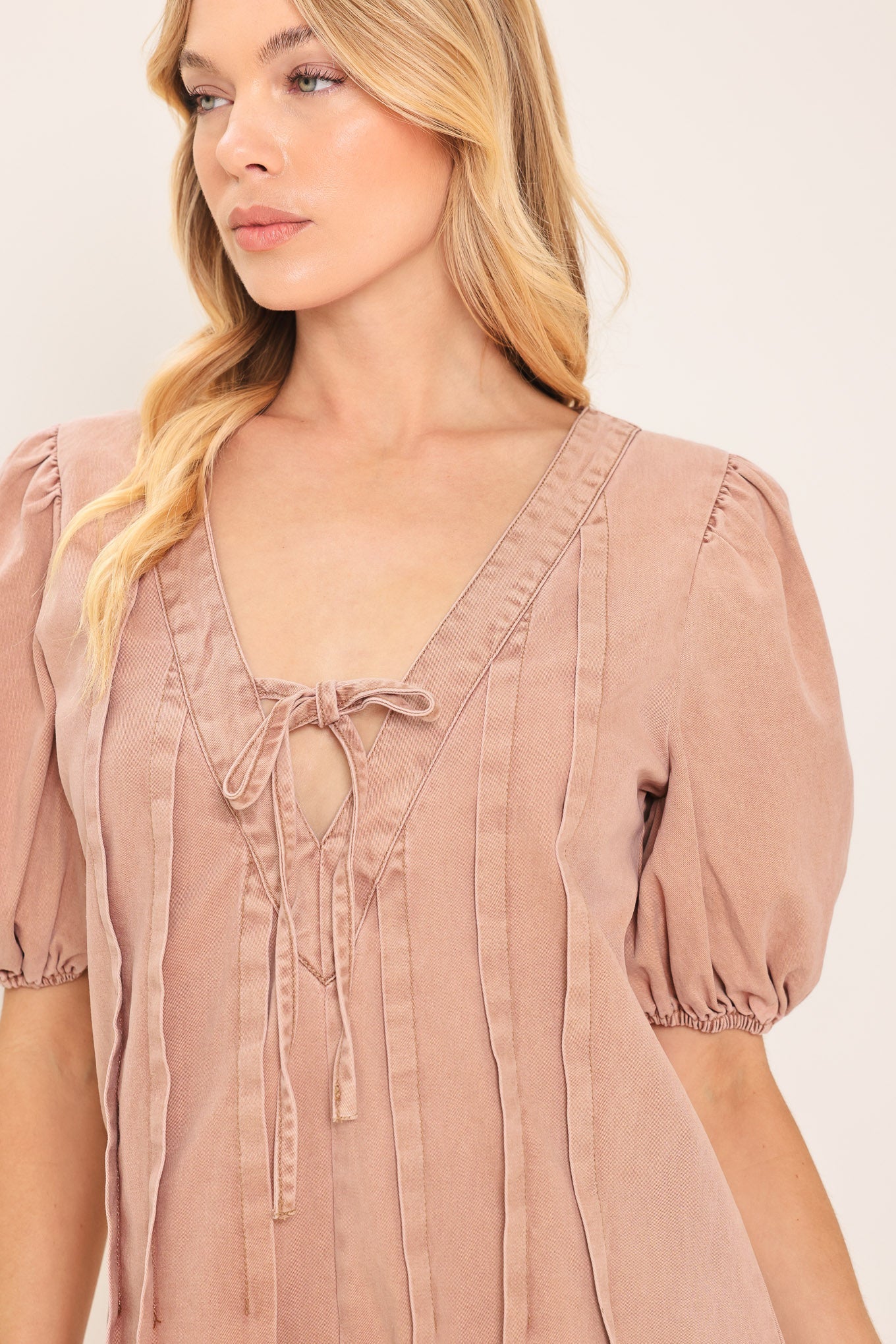 Flying Tomato English Countryside Woven Romper
