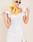 Champagne & Pearls Woven Romper