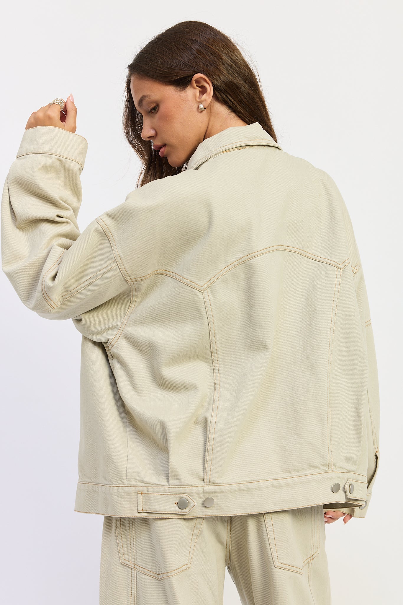 Emory Park | Zofia Oversized Twill Jacket