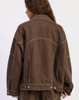 Emory Park | Zofia Oversized Twill Jacket