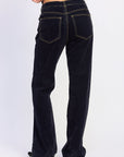 Emory Park Seralyn Low-Rise Wide-Leg Jeans