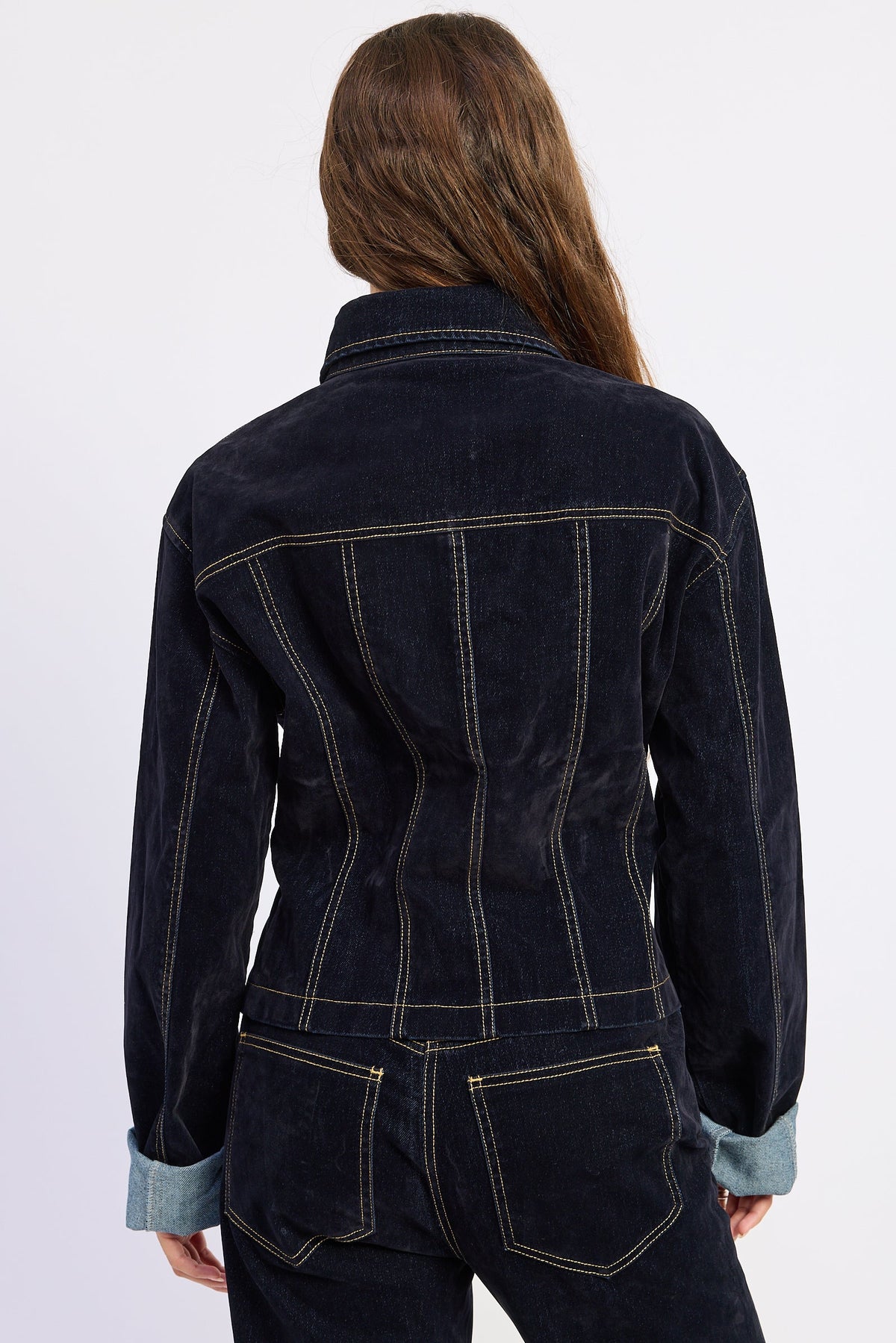 Emory Park Seralyn Dark-Wash Denim Jacket