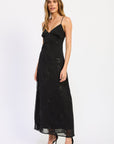Emory Park Arlet Romantic Black Maxi Dress