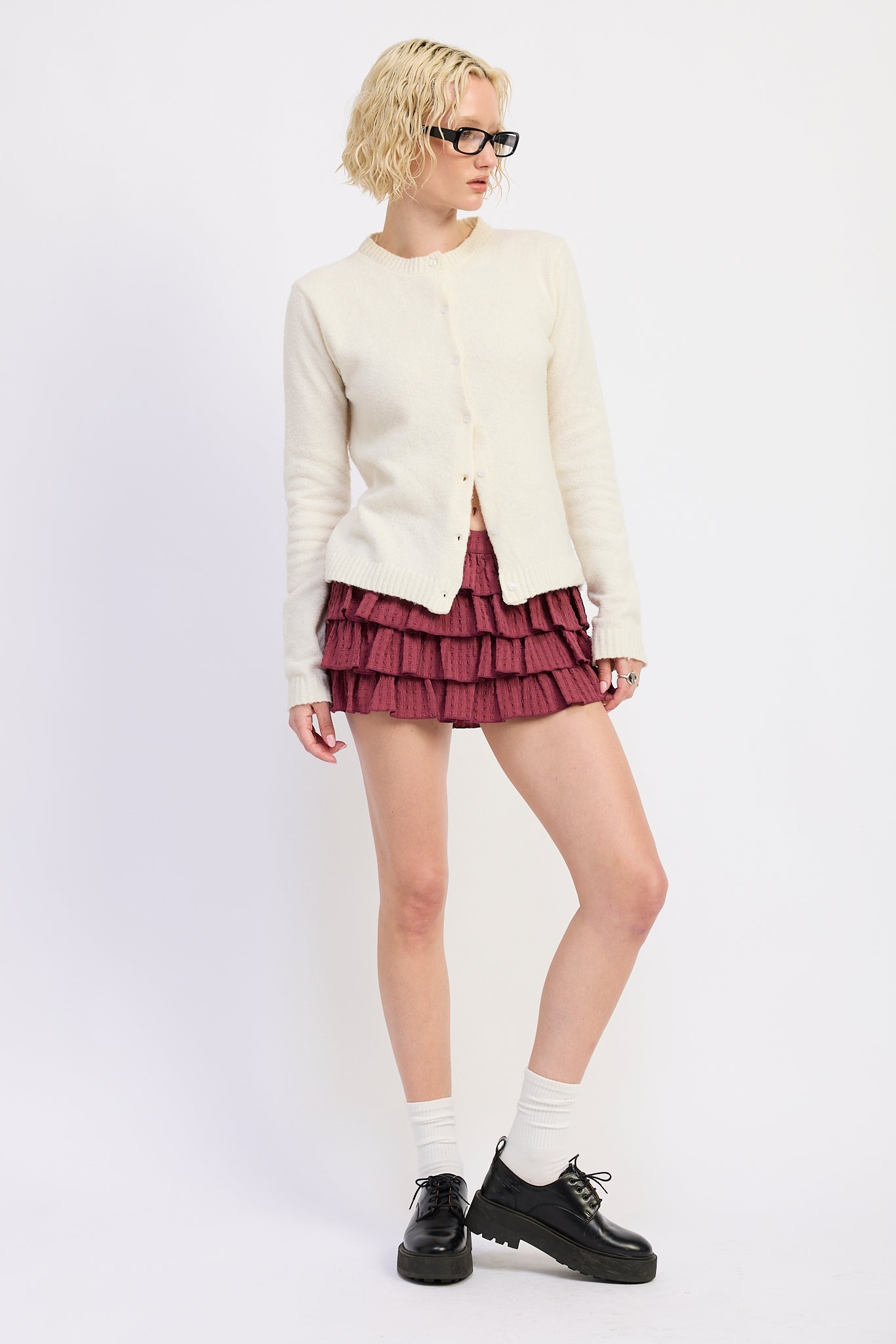 Emory Park | Kaia Soft Knit Button-Up Cardigan