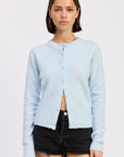 Emory Park | Kaia Soft Knit Button-Up Cardigan