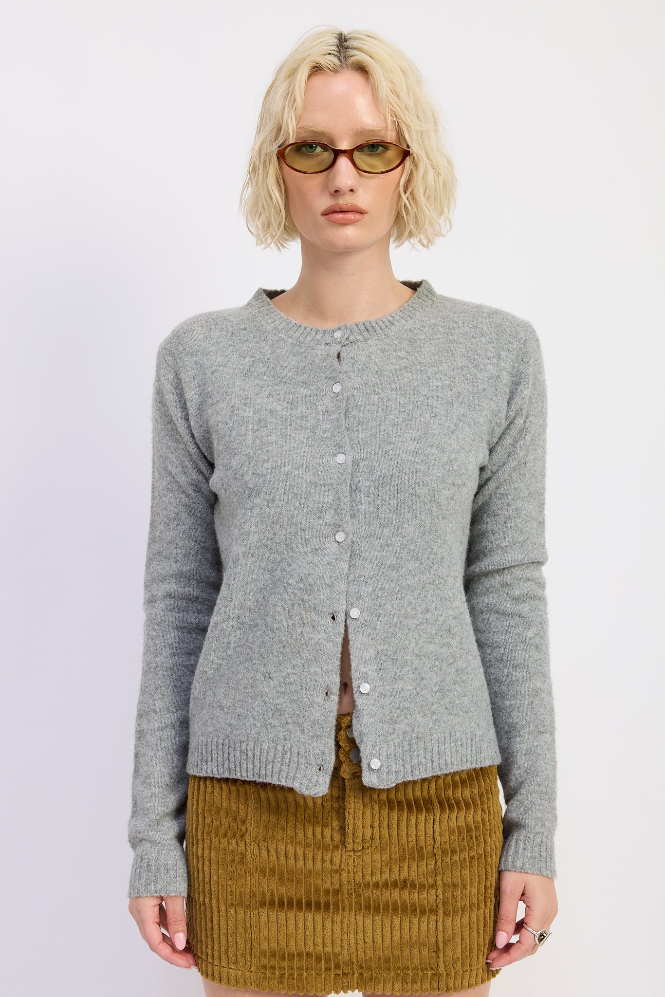 Emory Park | Kaia Soft Knit Button-Up Cardigan