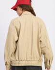 Journey Suede Bomber Jacket