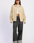 Journey Suede Bomber Jacket