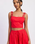 Emory Park | Poppy Crop Top