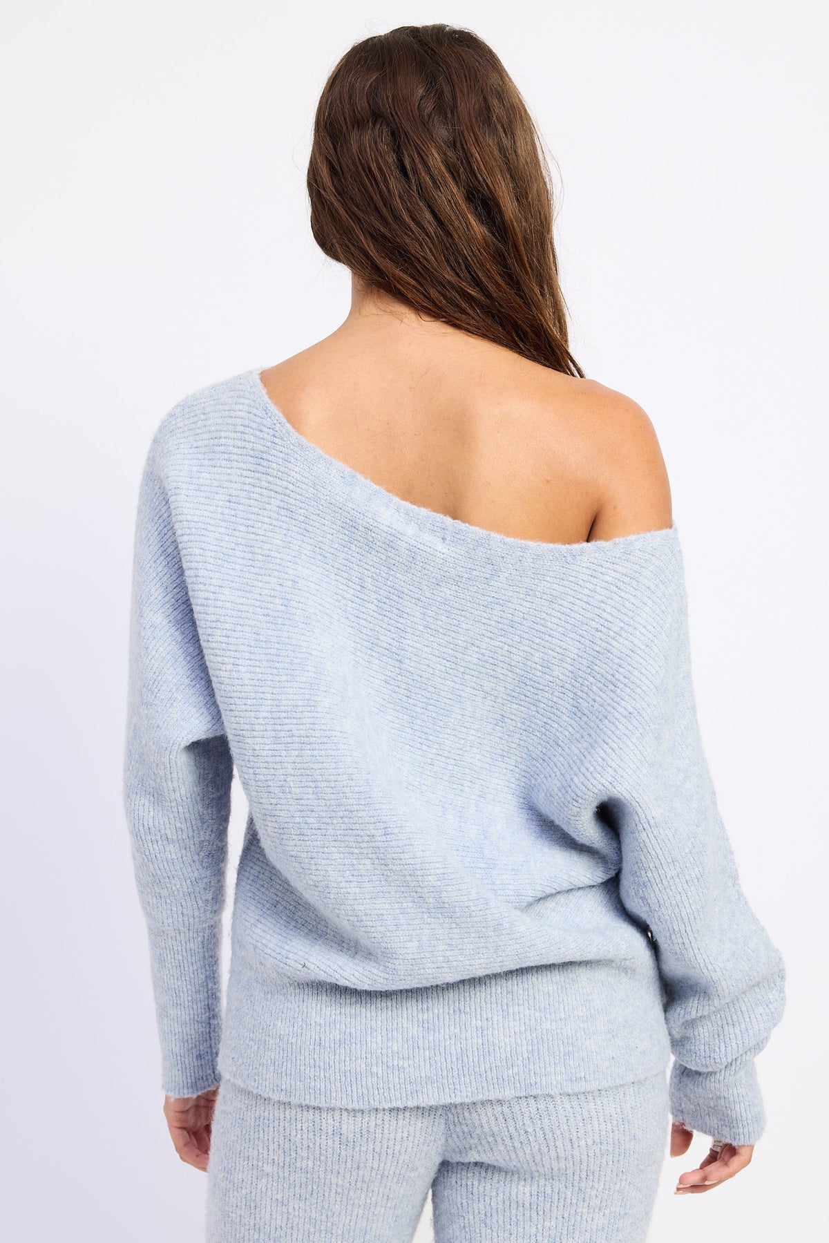 Emory Park Inez Off-Shoulder Ribbed Sweater