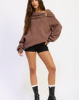 Emory Park | Nadia Off-Shoulder Sweater