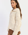 Emory Park | Fallon Cottage Cable Knit Sweater