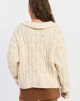 Emory Park | Fallon Cottage Cable Knit Sweater