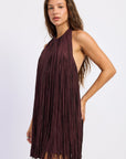 Emory Park | Sasha Suede Fringe Mini Dress