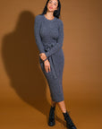 Flying Tomato Be Good To Me Sweater Midi Dress