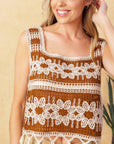 Flying Tomato Wishful Thinking Crochet Top