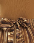 Flying Tomato Golden Quill Sweater Midi Dress