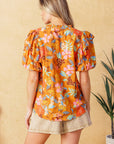 Flying Tomato Total Frill Woven Top