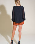 Flying Tomato Weekend Wanderer Woven Top