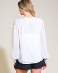 Flying Tomato Weekend Wanderer Woven Top