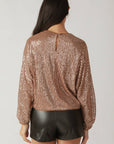 Flying Tomato Going Out Again Sequin Top