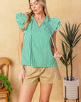 Flying Tomato Riviera Retreat Woven Top