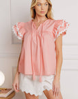 Flying Tomato Feel The Rush Woven Top