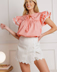 Flying Tomato Feel The Rush Woven Top