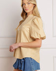 Flying Tomato High Standards Woven Top