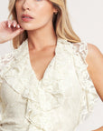 Ballet Muse Woven Lace Top