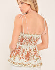 Vilaa Rosa Peplum Look  Woven Top