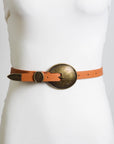 Vintage Oval Buckle Belt