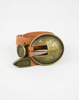 Vintage Oval Buckle Belt