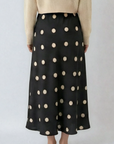 Miss Sparkling | Vintage Polka Dot Midi Skirt
